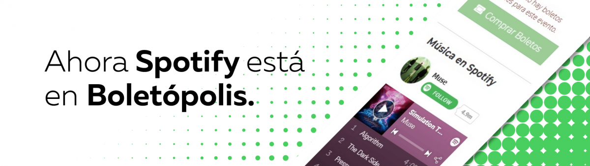Integración Boletópolis / Spotify